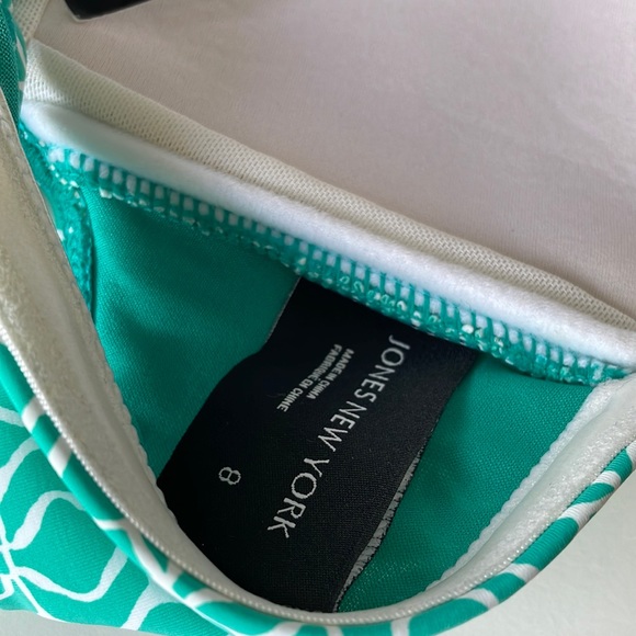 NWT (8) JADE JONES NEW YORK bandeau halter silicone pad non slip bikini top - Picture 5 of 11